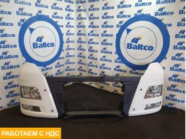 Бампер передний (ноускат) правый